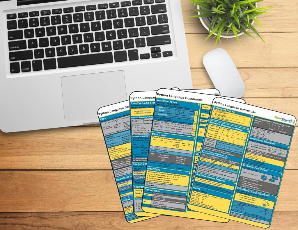 Python Programming Commands Quick Reference Guide: Beginner to Advanced Cheat Sheet      Unbound – January 1, 2025