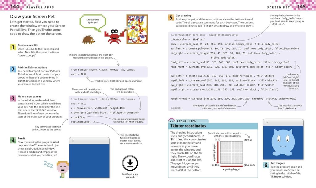 Coding Projects in Python (DK Help Your Kids)      Paperback – Illustrated, June 6, 2017