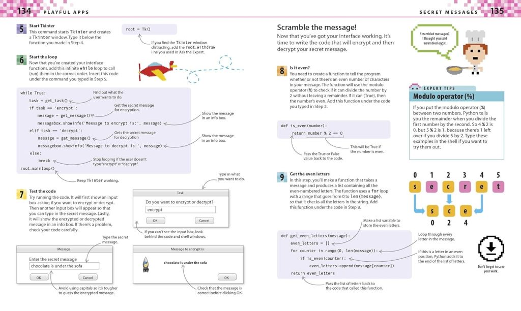 Coding Projects in Python (DK Help Your Kids)      Paperback – Illustrated, June 6, 2017
